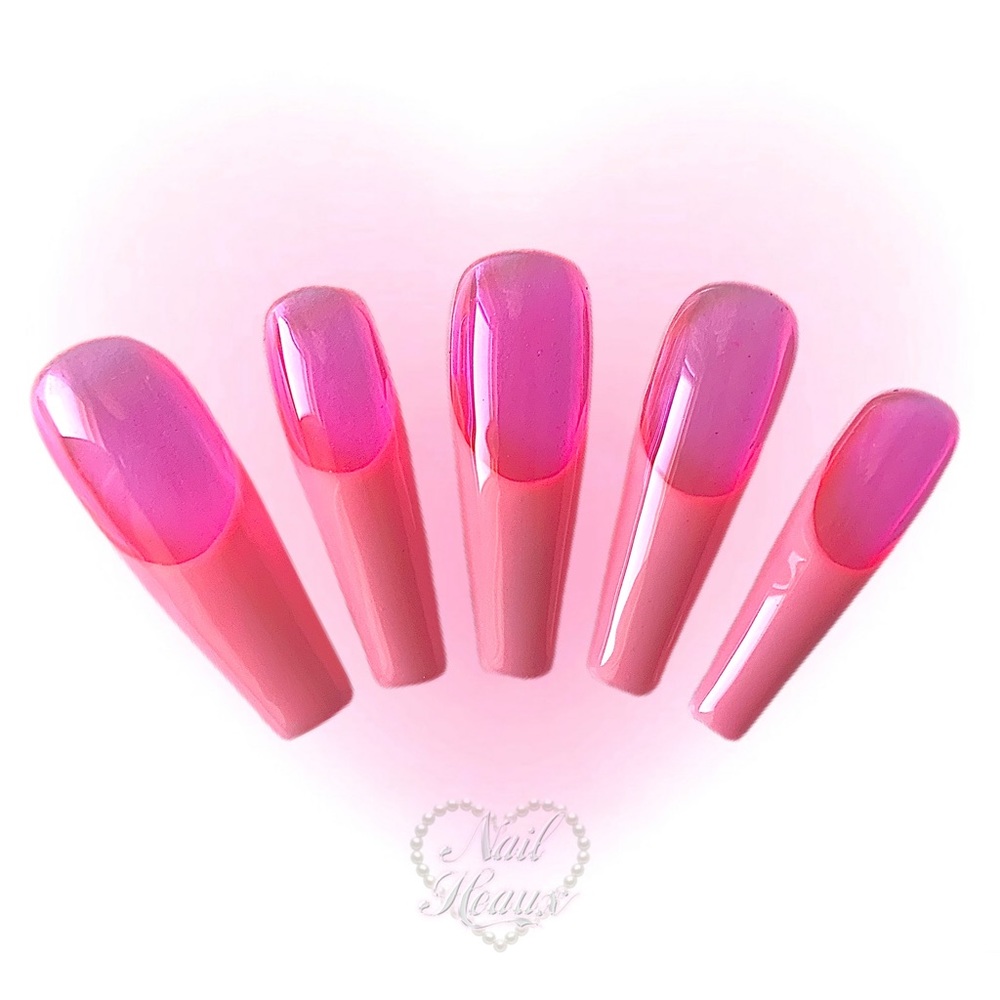 🌸💕 PINK ON PINK PRESS ON NAILS 💕🌸
